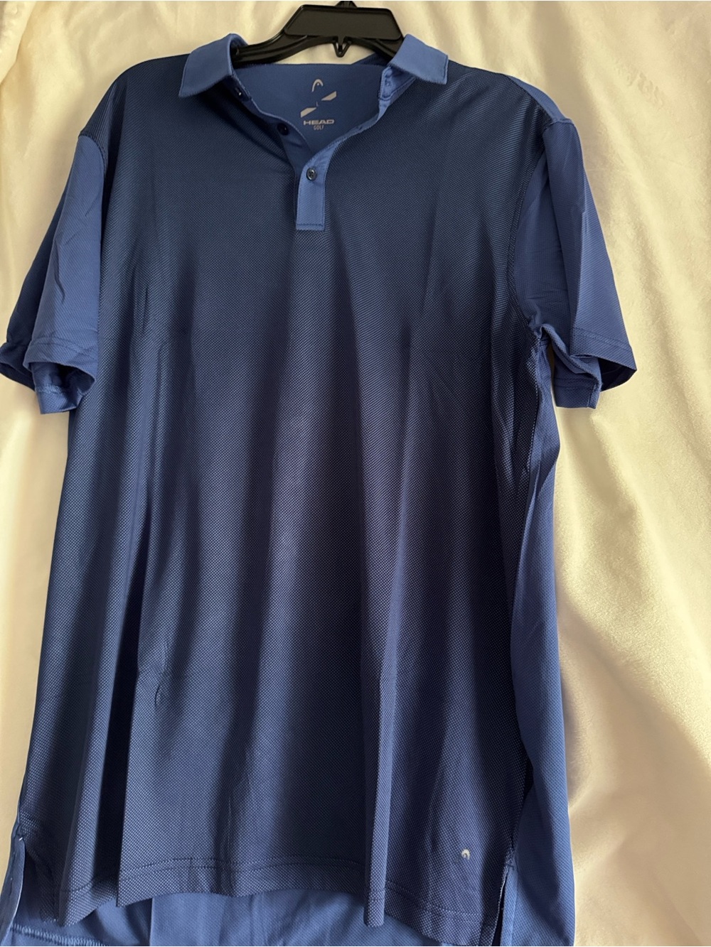 Head Men’s Two-Tone Blue Golf Polo